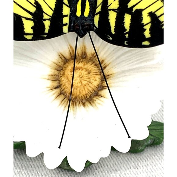 Franklin Mint Eastern Tiger Swallowtail 1985 Butterflies Of The World Figurine - Picture 6 of 6